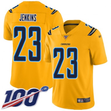 Los Angeles Chargers NFL Football Rayshawn Jenkins Gold Jersey Youth Limited #23 100th Season Inverted Legend